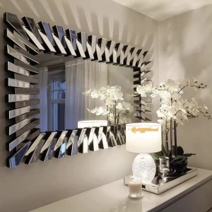 Piano Spiegel - Rechthoekig – Spiegelglas Zilver 80 x 180 cm
