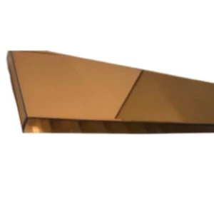 Zwevende Spiegelplank – Eric Kuster Stijl Brons 160 cm