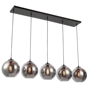 Bollen Hanglamp Smoke Glass – 5 Lichts
