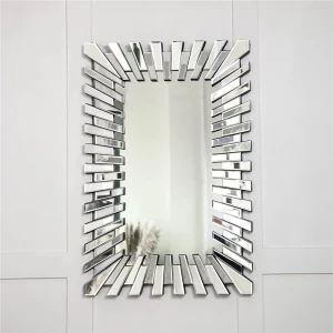 Piano Spiegel - Rechthoekig – Spiegelglas Zilver 80 x 120 cm