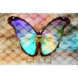 Plexiglas - Gucci Butterfly - 120 x 80 cm