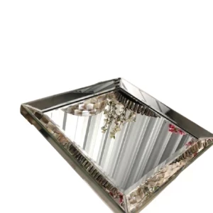 Spiegels met Spiegelrand – Eric Kuster Stijl Zilver 40 x 40 cm