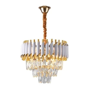 Hanglamp Pearl Wit/Goud - 40 cm