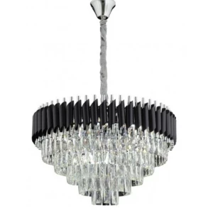 Hanglamp Pearl - Zwart/Zilver - 60 cm