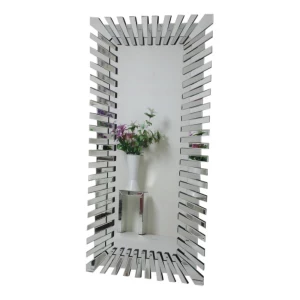 Piano Spiegel - Rechthoekig – Spiegelglas Zilver  80 x 150 cm