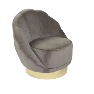 Fauteuil Oyster - Taupe/Goud