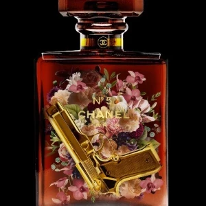 Plexiglas schilderij - Chanel Red Perfume